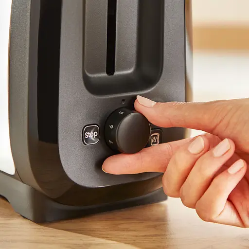 Тостер Tefal Subito 1100 Вт розморожування щипці нерж. сталь чорний - фото 7