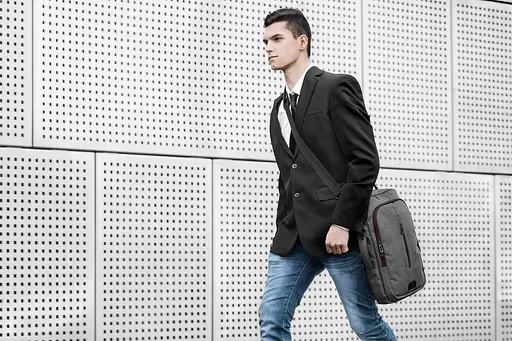 Рюкзак Yenkee 12L 15.6" Tarmac 3 in 1 Convertible YBB 1522GY (Grey) (6811350) - фото 7