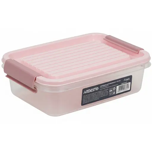 Контейнер для зберігання харчових продуктів Ardesto Fresh 520 мл рожевий (AR1303P)