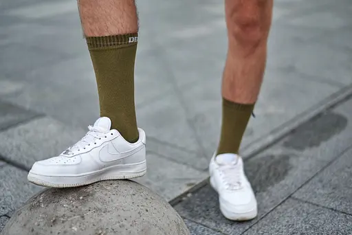 Носки DexShell Ultra Thin Crew OG водонепроницаемые L хаки - фото 9