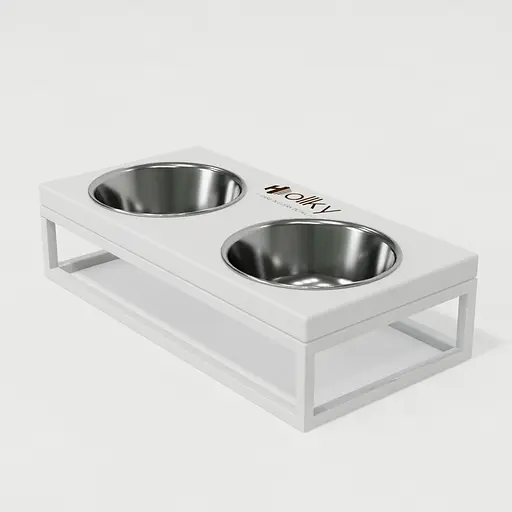 Hollky Base S — миски на підставці для маленьких собак та котів (2 × 0,45 л) - фото 2