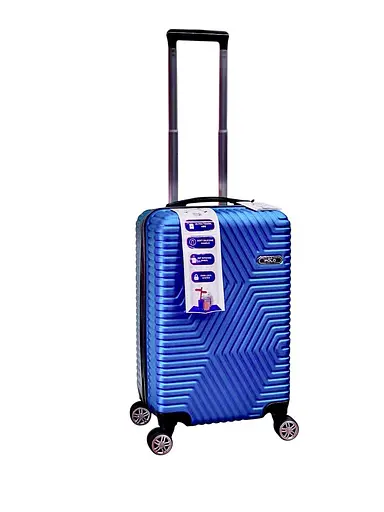 Чемодан Маленький (S) Поликарбонат На 4-х Двойных Колесах 50л POLO ПК008-S Электрик