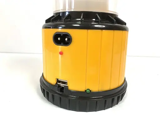 Кемпинговый фонарь лампа аккумуляторная Yajia JA-1970 с зарядкой от солнечной встроенной панели с функцией USB - фото 4