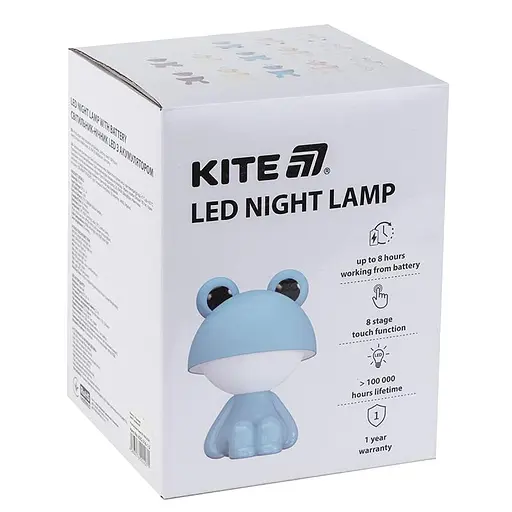 Світильник-нічник Kite LED з акумулятором Cute Froggy рожевий (K25-316-3-2) - фото 6