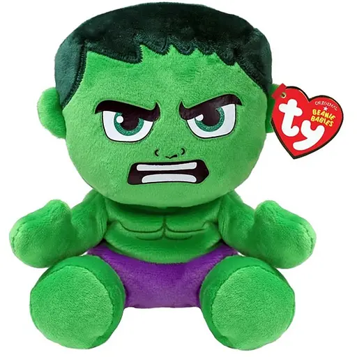 М'яка іграшка TY Marvel Халк 15 см (44004)