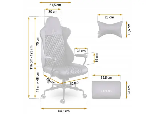 Кожаное офисное кресло с технологией SoftSwing Sofotel Werona Black +2 подушки в подарок - фото 2