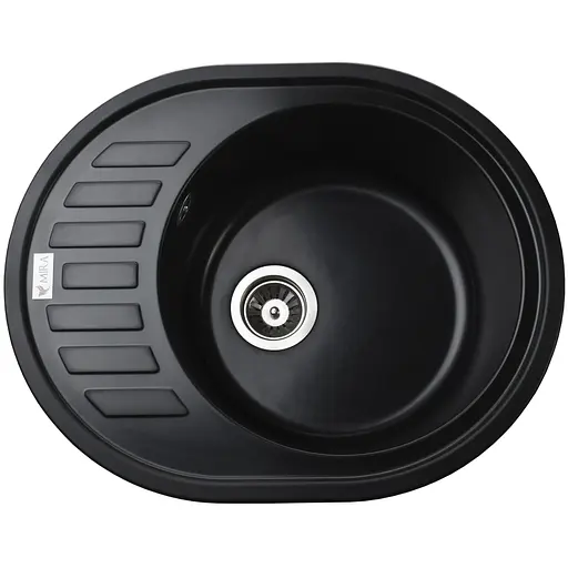 Гранітна мийка Mira ARNICA чорна для кухні стійка до подряпин безпечна для продуктів