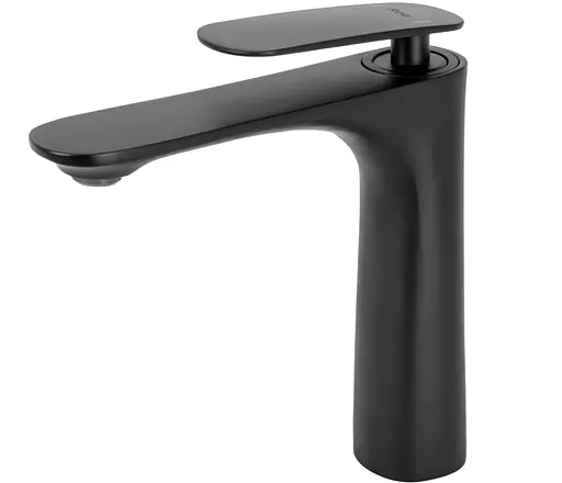 Змішувач для умивальника Rea Berg низький black REA-B2038 Чорний матовий - фото 4