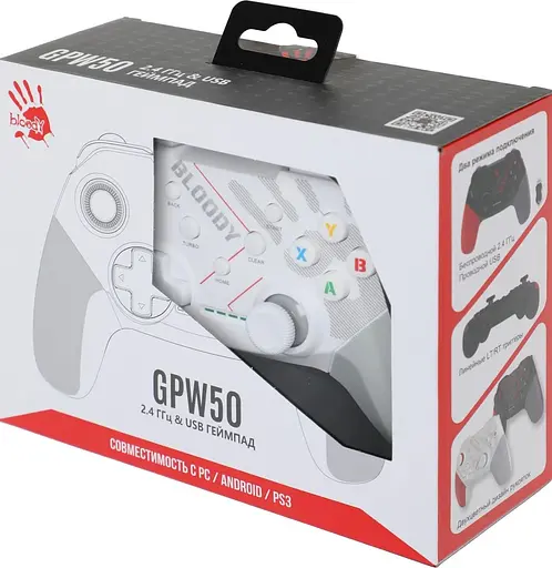 Геймпад Bloody A4Tech GPW50 Sports White (GPW50 (Sports White)) - фото 10