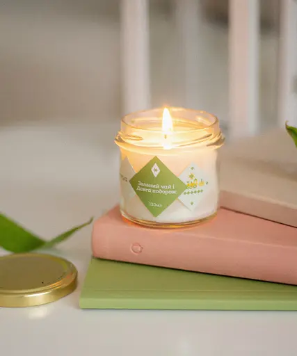 Зелений чай і довга подорож 130 мл, 15 год 130 мл Соєвий віск 15 годин - фото 4