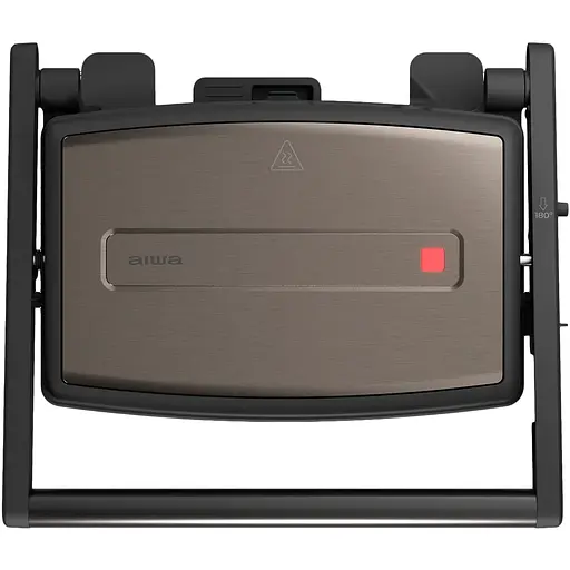 Електрогриль Aiwa KAMADO ASM-1500 1500Вт/27х18 см/ мех.управління/ відкриття на 180º/ знімний піддон - фото 2