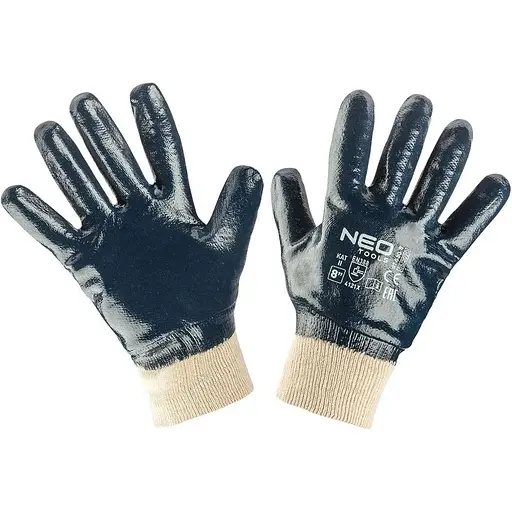 Рукавички захисні Neo Tools з нітриловим покриттям розмір 8 97-630-8 - фото 1