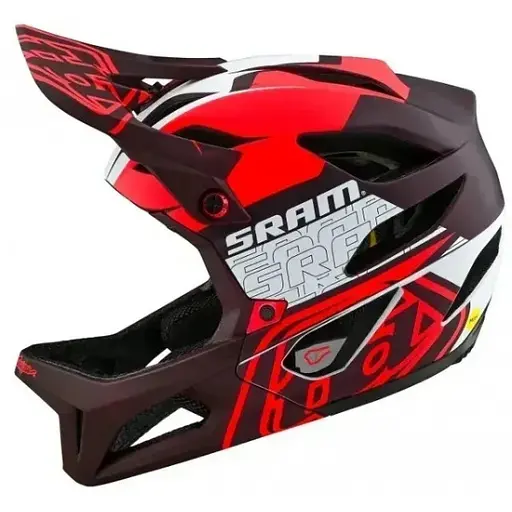 Велошолом Troy Lee Designs Stage Helmet Sram Red XL/XXL (1106-115538005) - фото 2