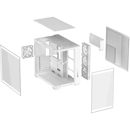 Корпус ASUS A32 PLUS TG ARGB WHITE (90DC00S3-B19000) - фото 14