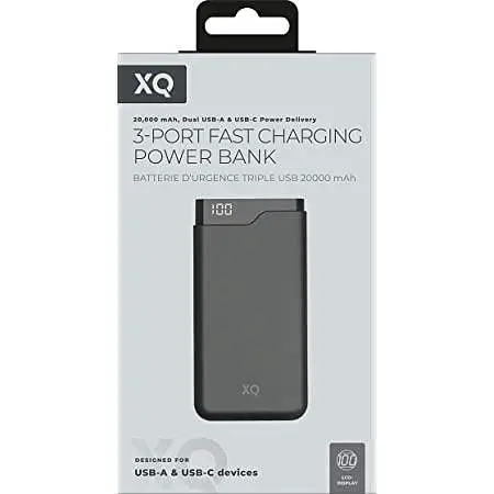 Зовнішній акумулятор Xqisit Premium Powerbank 12000 mAh PD + QC 3.0 - фото 3