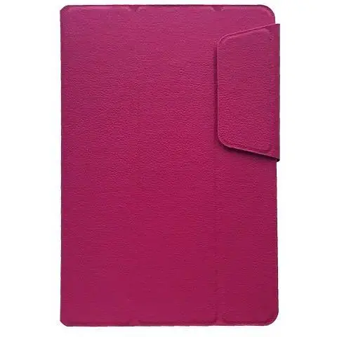 Чехол универсальный для планшета FOLDY 10 дюймов розовый красный - фото 1