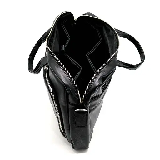 Сумка портфель для ноутбука Tarwa в чорному кольорі 43х30.5х7 см sum0028426 - фото 5