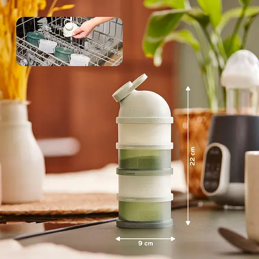 Набір контейнерів Babymoov Babydose Mineral Green 60 мл х 4 шт. (A004214) - фото 4