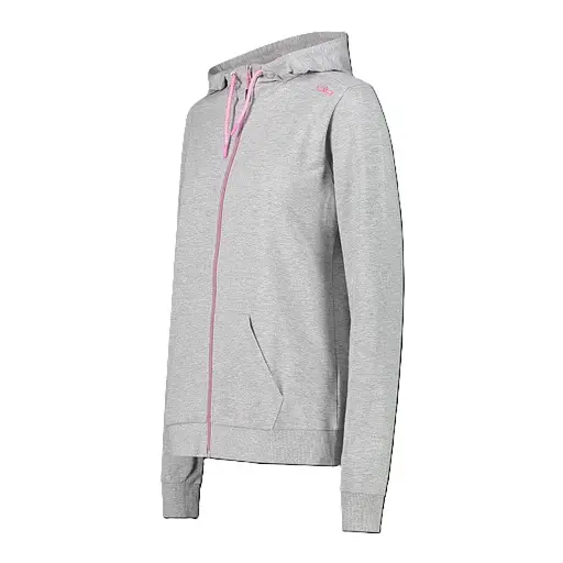 Кофта CMP W Full Zip Hoodie Light grey/Pink M (1097-32D8016M-89UL 40) - фото 3