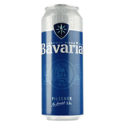 Пиво Bavaria світле 5%, з/б 0.5 л х 2 шт. - фото 2