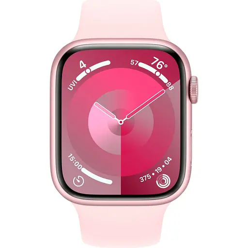 Смарт-часы Apple Watch Series 9 GPS 41mm Pink Aluminum Case with Light Pink Sport Band S/M (MR933) [92652] - фото 2