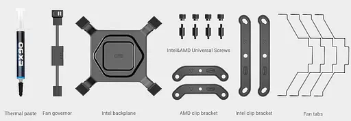 Кулер для процессора PcCooler PсCOOLER RZ620 BK (RZ620 BK) - фото 7