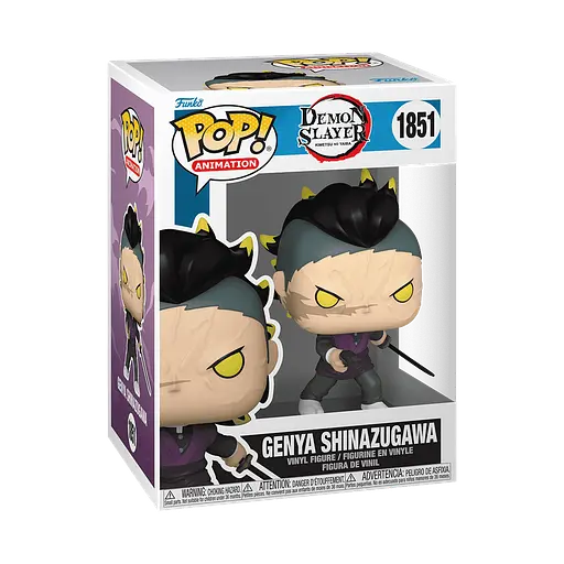 Фігурка Фанко Поп Клинок розсікаючий демонів Генья Сінадзугава Funko Pop Demon Slayer Genya FP DS GS 1851 - фото 3