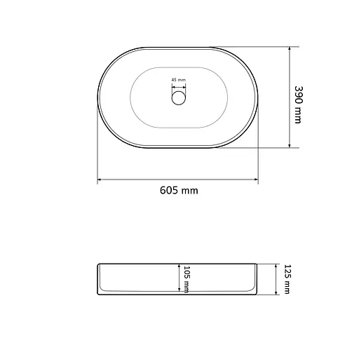 Умивальник VBI Verona 60 beige matt накладний VBI-011323 - фото 2