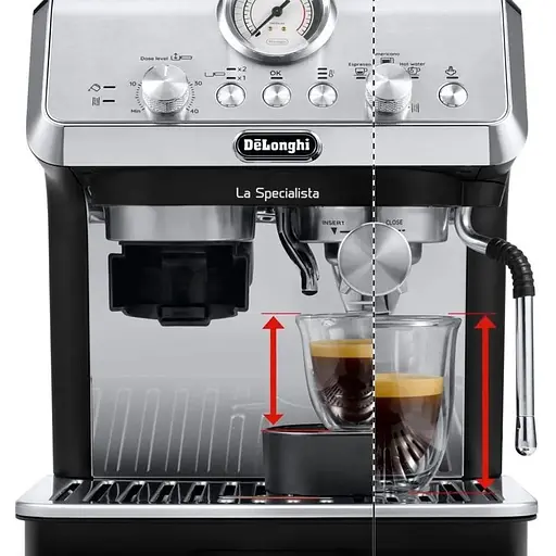 Рожковая кофеварка эспрессо Delonghi La Specialista Arte EC 9155.MB - фото 3