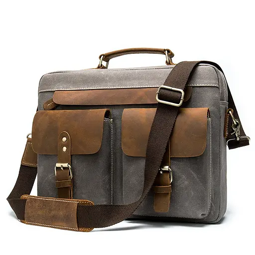 Чоловічий портфель Vintage 38х28х9 см sum0012231 - фото 3