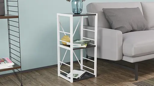 Етажерка 3/34 Серії Коннект 73x34x28 білий ДСП Сосна Кембра 16мм FRD-104300 - фото 3