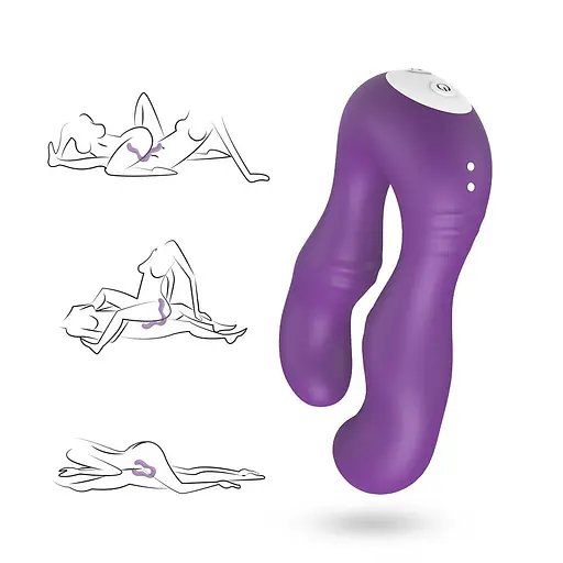 Вібратор B-Series Joy Seraph, 14.7 см (фіолетовий) - фото 3