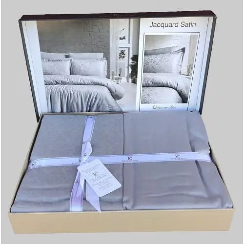 Постільна білизна Lamone gri Жаккард First Choice pbe0051020 - фото 3