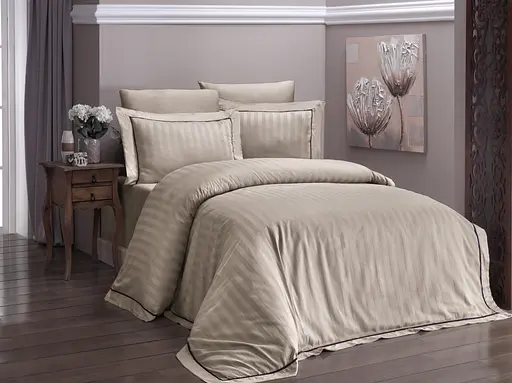 Постільна білизна Novel Line Cappuccino Сатин First Choice pbe0051263 - фото 1