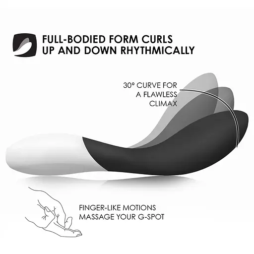 Вібратор Lelo Mona Wave 19.5 см чорний - фото 3