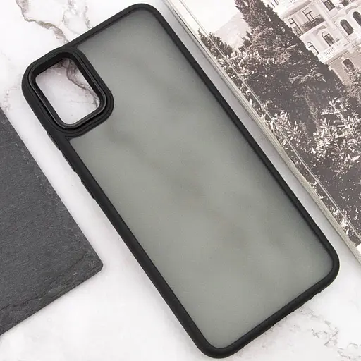 Чехол TPU+PC Lyon Frosted для Samsung Galaxy A04e Black - фото 4