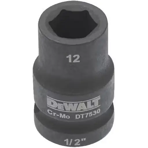 Головка торцевая DeWalt Impact 1/2" х 12 мм (DT7530)