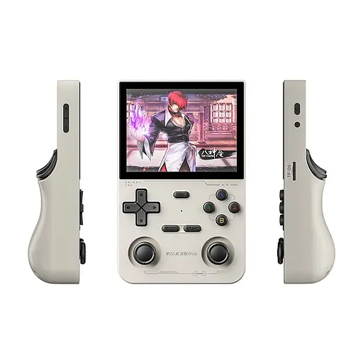 Портативная игровая консоль Kinhank K36 (R36S) Handheld 64GB (тёплый серый) + 16000 видеоигр - фото 3