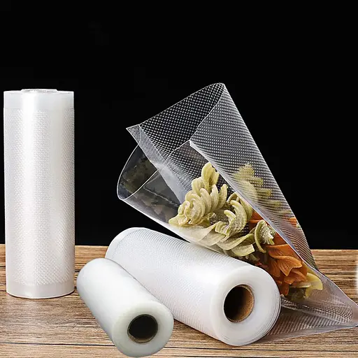 Пакети для вакууматора рифлені в рулоні 22x500 см гофровані для вакуумного пакувальника - фото 2