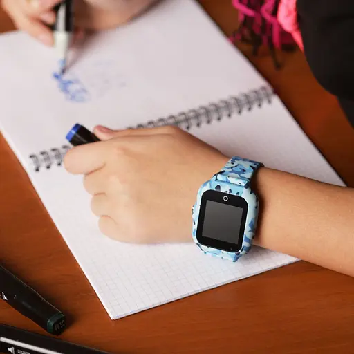 Смарт годинник-телефон дитячі Wonlex KT22S 4G камера прослуховування геозона WI-FI GPS SIM Blue (17003) - фото 8