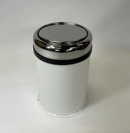 Ведро для мусора Maxiflow 8 л с крышкой Белый 4513.0000B.101.08  - фото 2