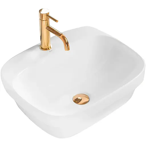 Умивальник Rea Marika 50 накладний білий REA-U9611, Білий - фото 1