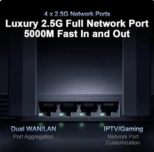 Роутер Wi-Fi 7 Xiaomi BE7000 RC06 DVB4359CN 7000 Мбит/с + переходник - фото 7