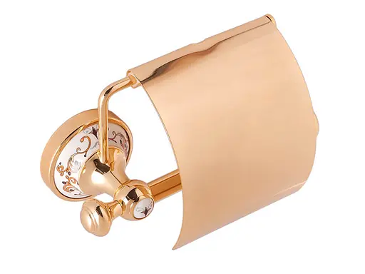 Держатель для туалетной бумаги Kugu Medusa 711G Золотой - фото 3