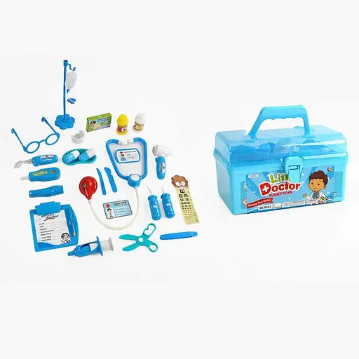 Набір лікаря у валізі, 7613-3, 13x25.5x13.5 см (В асортименті)