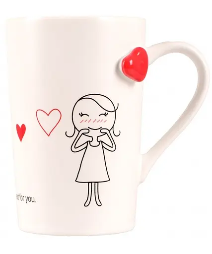 Чашка Led Love is D с бамбуковой крышкой и ложкой 360 мл (B060499) - фото 4