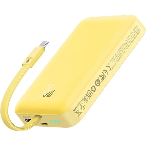 Зовнішній акумулятор Baseus Magnetic Mini 10000mAh 30W Yellow (P1002210BY23-00) [152270]
