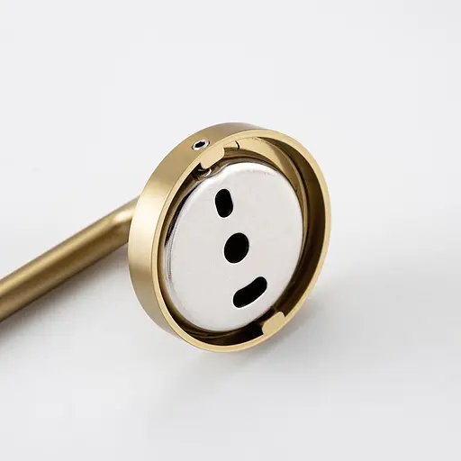 Тримач для рушника Gappo золотий сатин G30701-3 золотий - фото 3