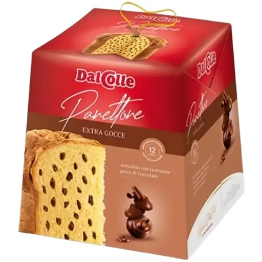 Кекс Dal Colle Panettone Gocce Cioccolato з шоколадними крихтами 750 г