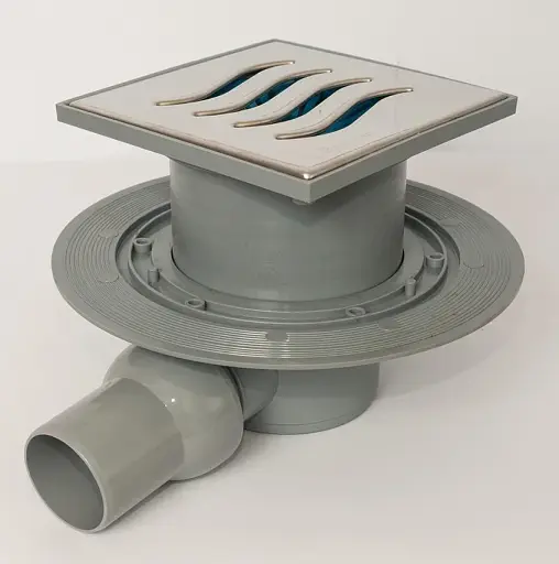 Душевой трап Pestan Confluo Tide-1 боковой 15x15 см (240159) - фото 2